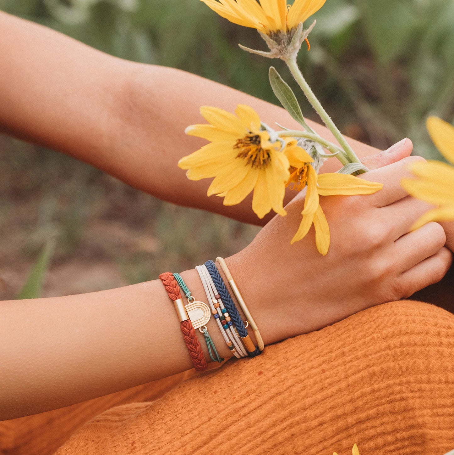 Imagine Hair Tie + Bracelet Set