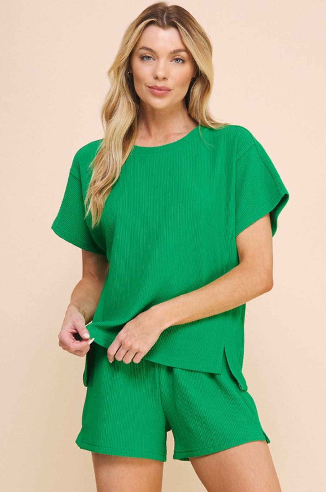 APT83212 Textured Knit Set