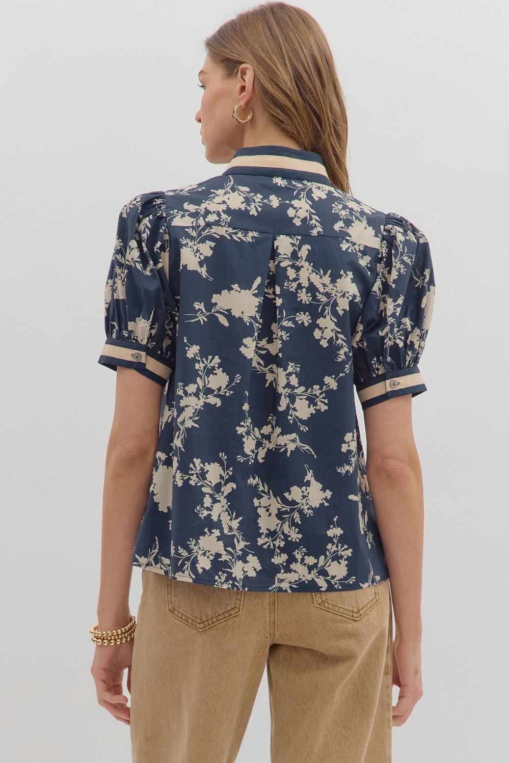 T27980 Floral Print Top