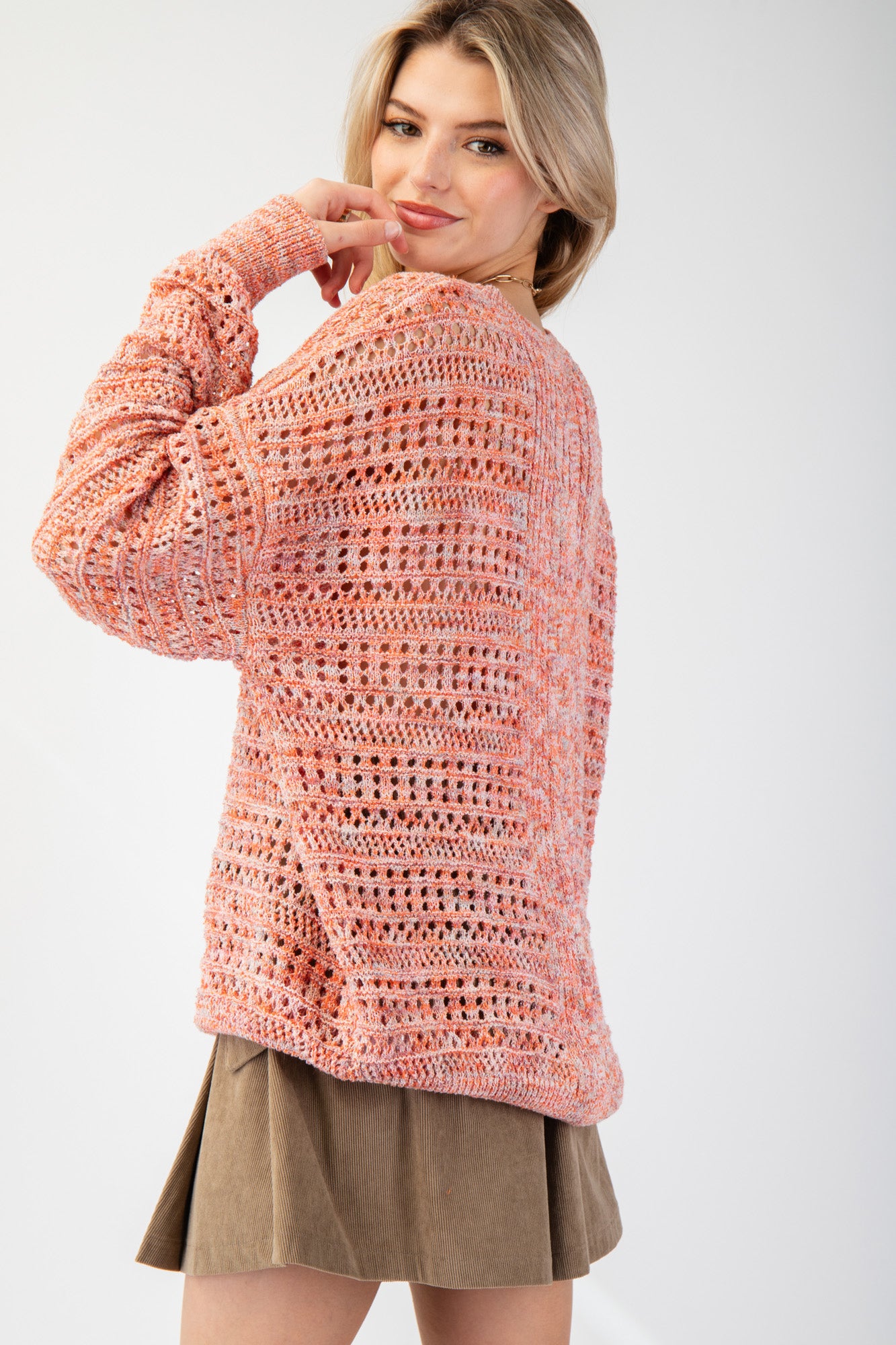 ET24155 Multicolor Thread Sweater