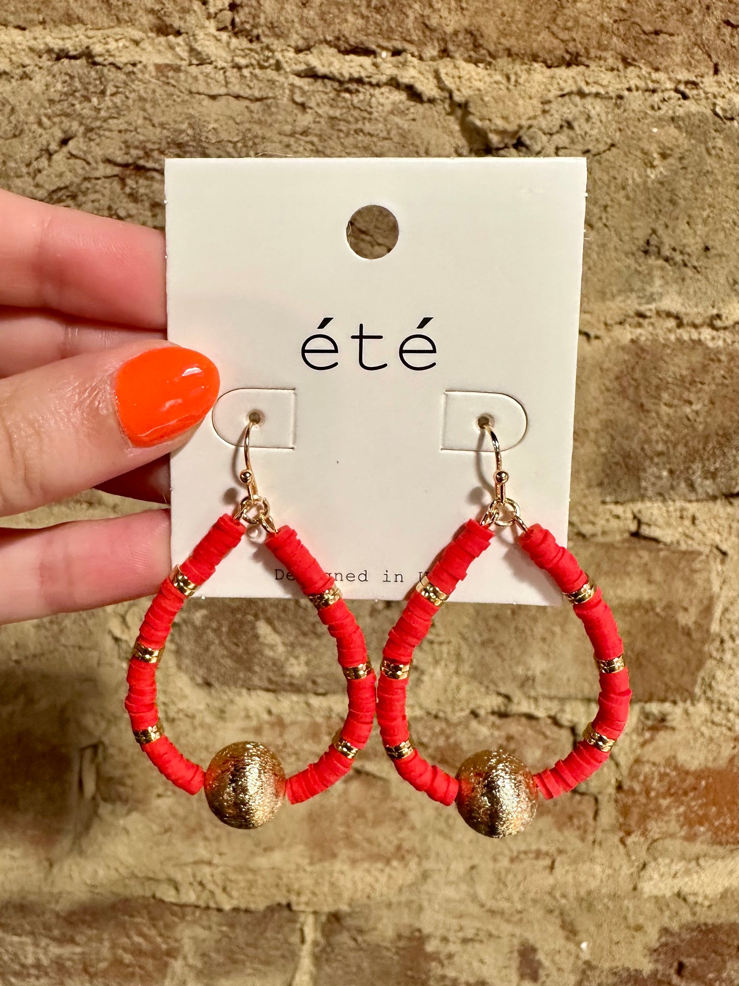 91074 Colored Earrings