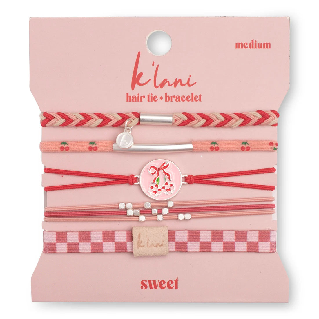 Sweet Hair Tie + Bracelet Set