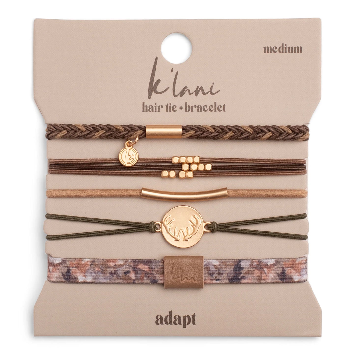 Adapt Hair Tie + Bracelet Set