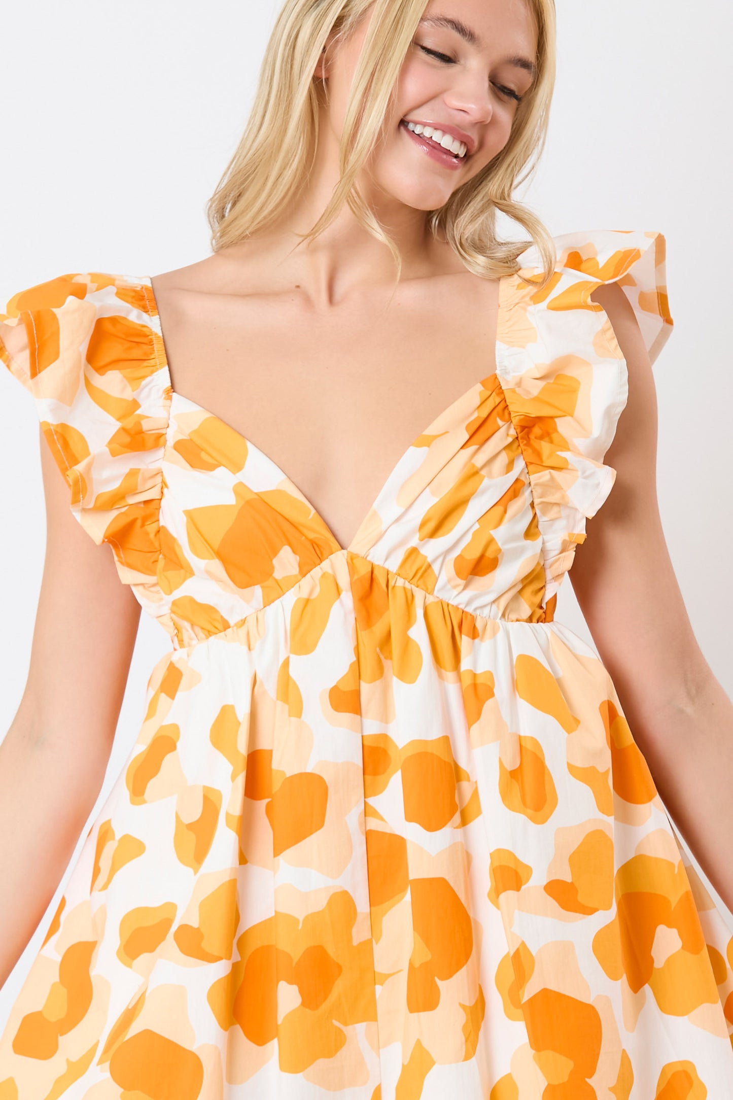 IR38980-03 Poplin Floral Printed Romper