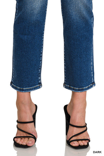 DTP-1990DD Cropped Basic Denim Jeans