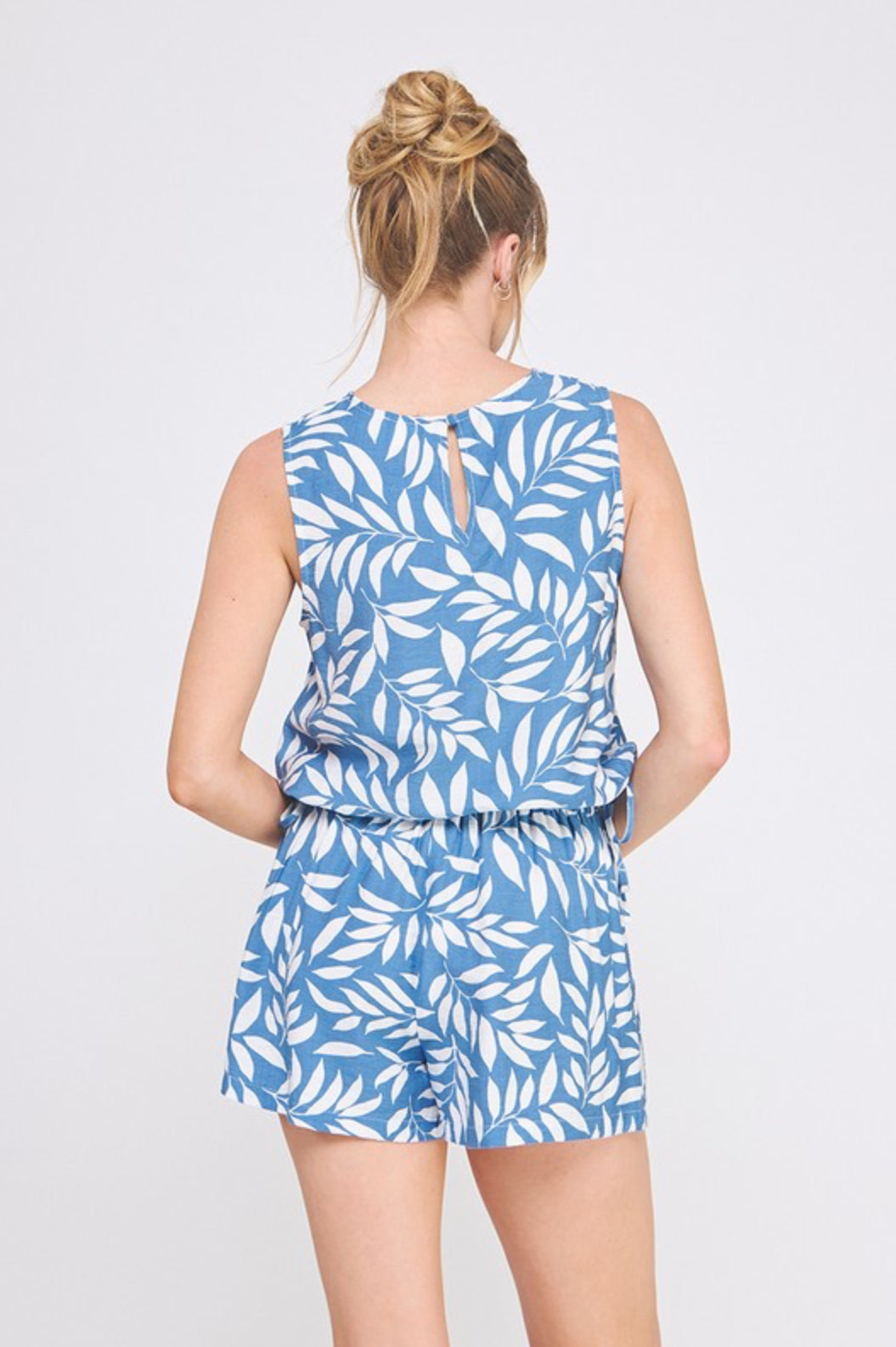ATP92623 Printed Woven Tank and Shorts Set