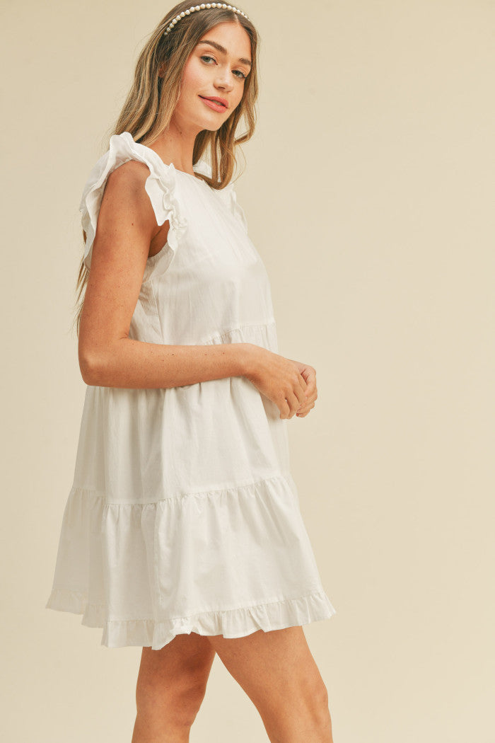 MDR1769 Tiered Babydoll Dress
