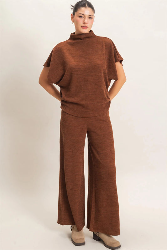 HF26F225-SET-D Dolman Sleeve Top and Pants Set