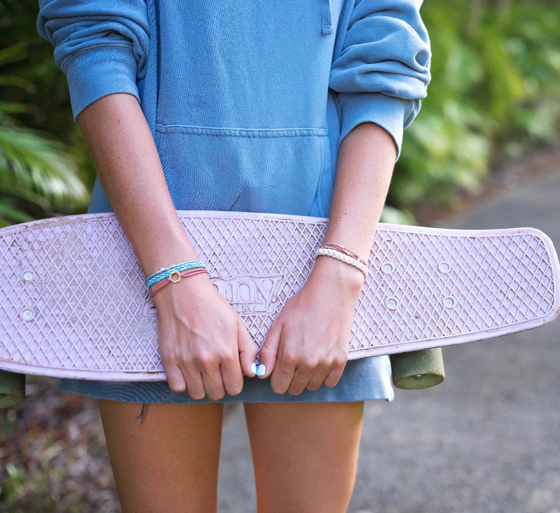 Live Hair Tie + Bracelet Set