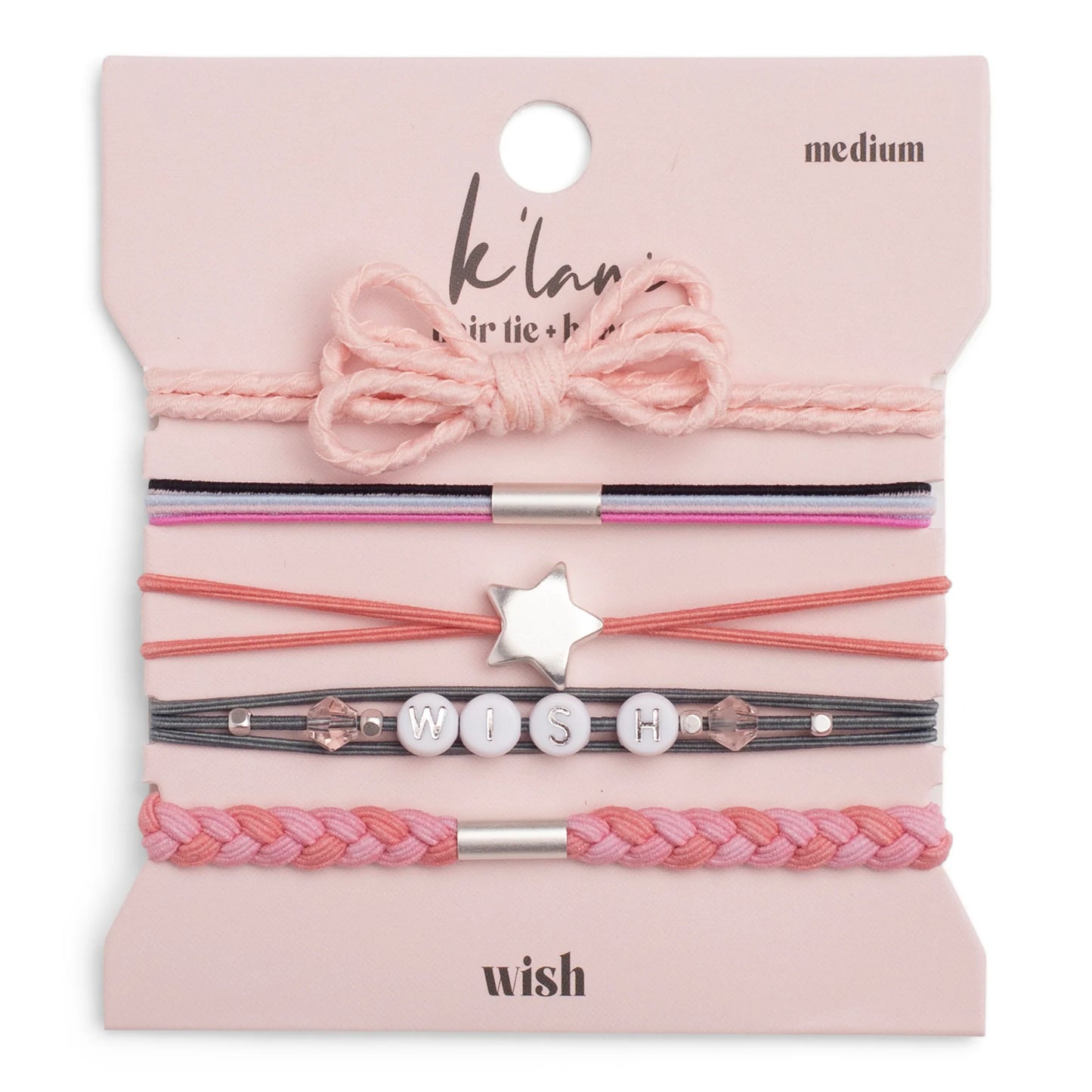 Wish Hair Tie + Bracelet Set