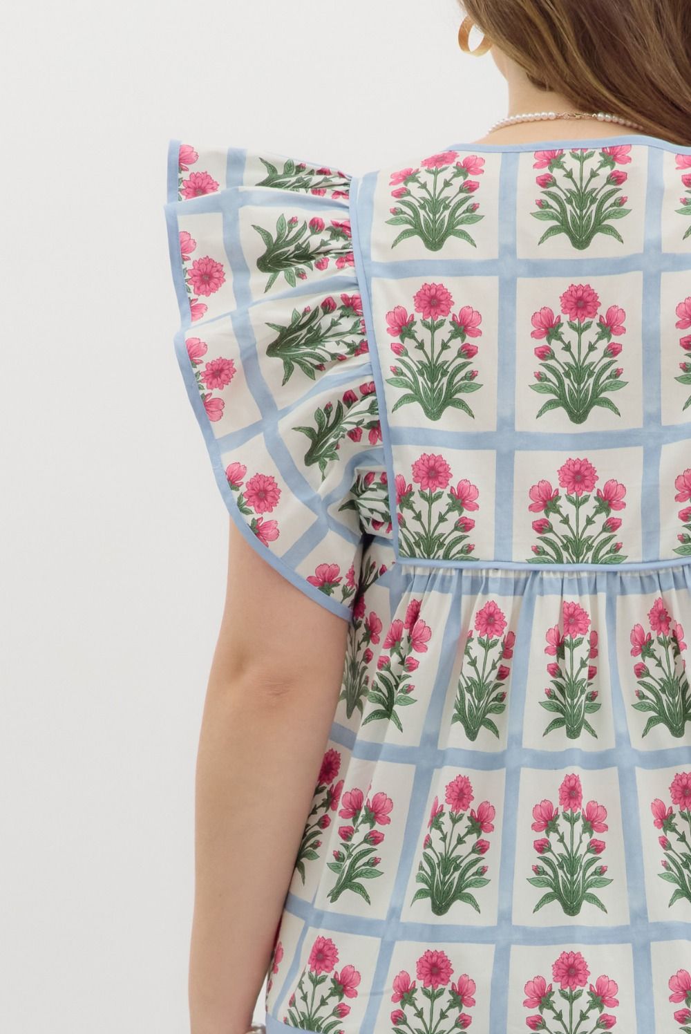 T27247 Floral Print Top
