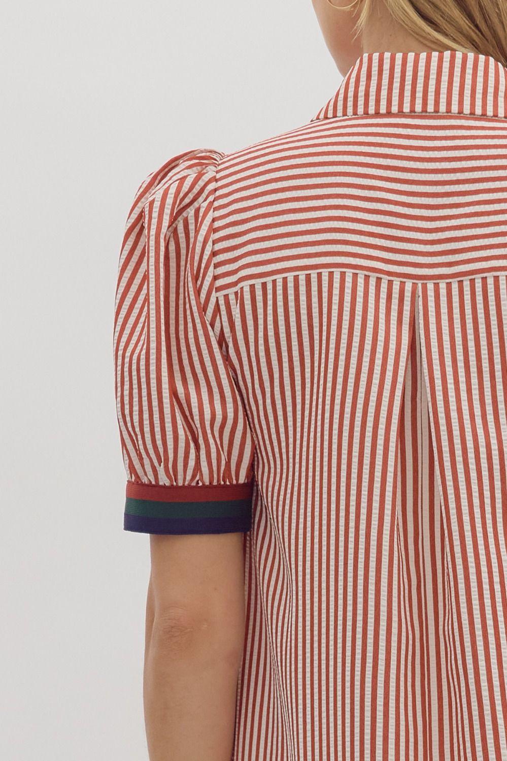 D25817 Stripe Pattern Dress