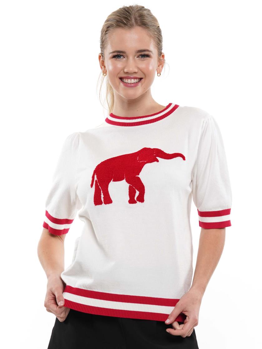 KT240130 Elephant Knit Top