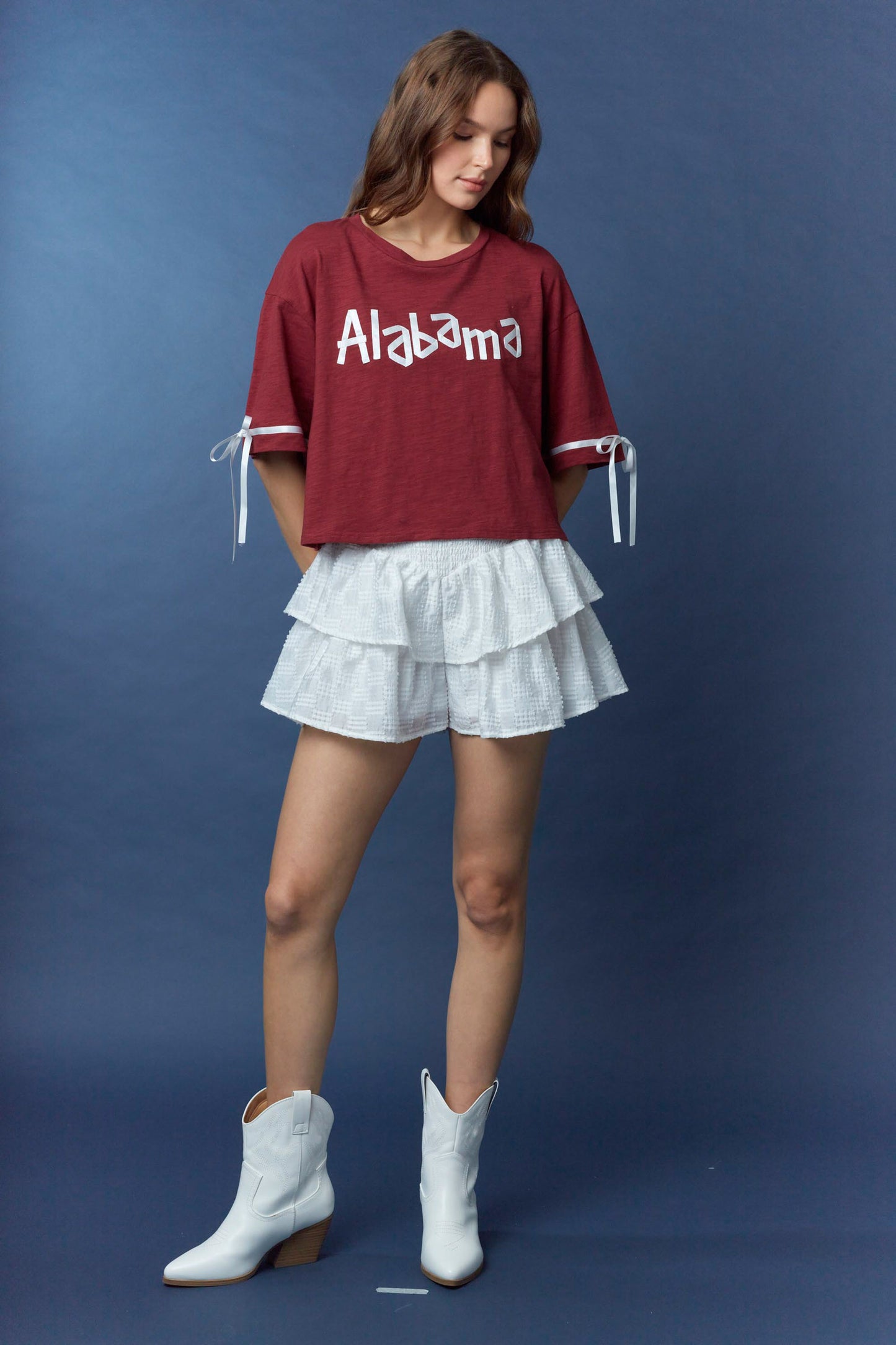 IKT300184-01 Alabama Bow Tie Detail Top