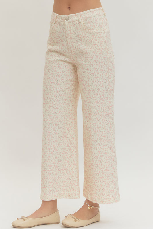 P29843 Floral Print Pants