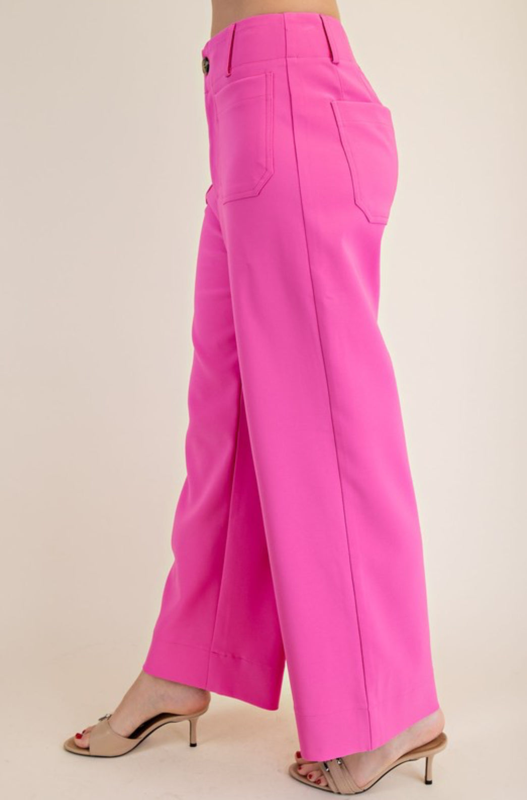 GP7912 Colette Cropped Wide Leg Pants
