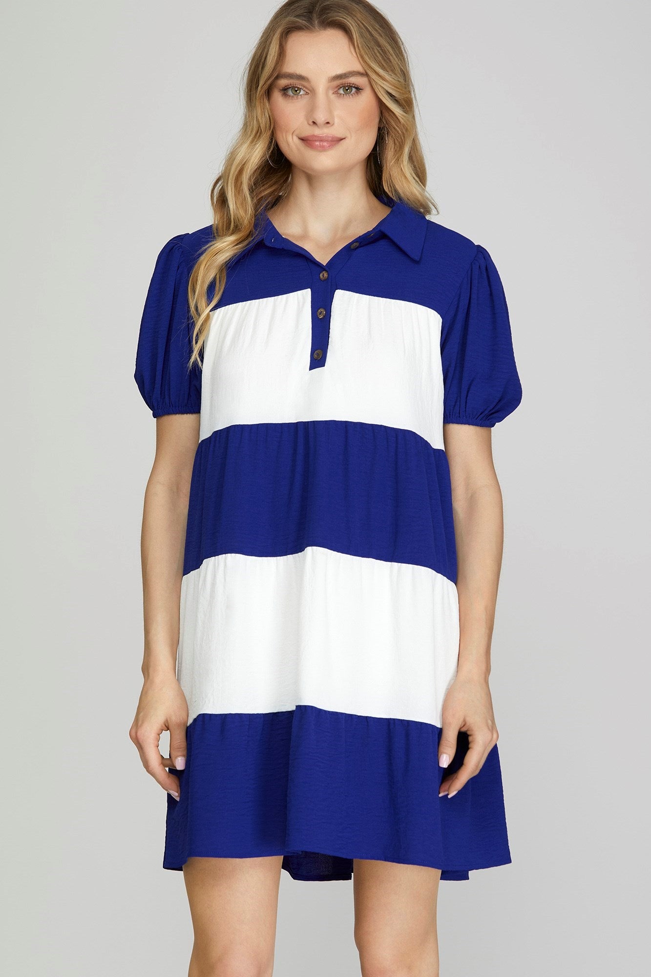 SY6692 Game Day Colorblock Dress