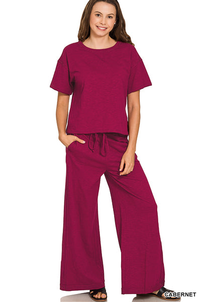 CSTP-3478 Short Sleeve and Pants Set
