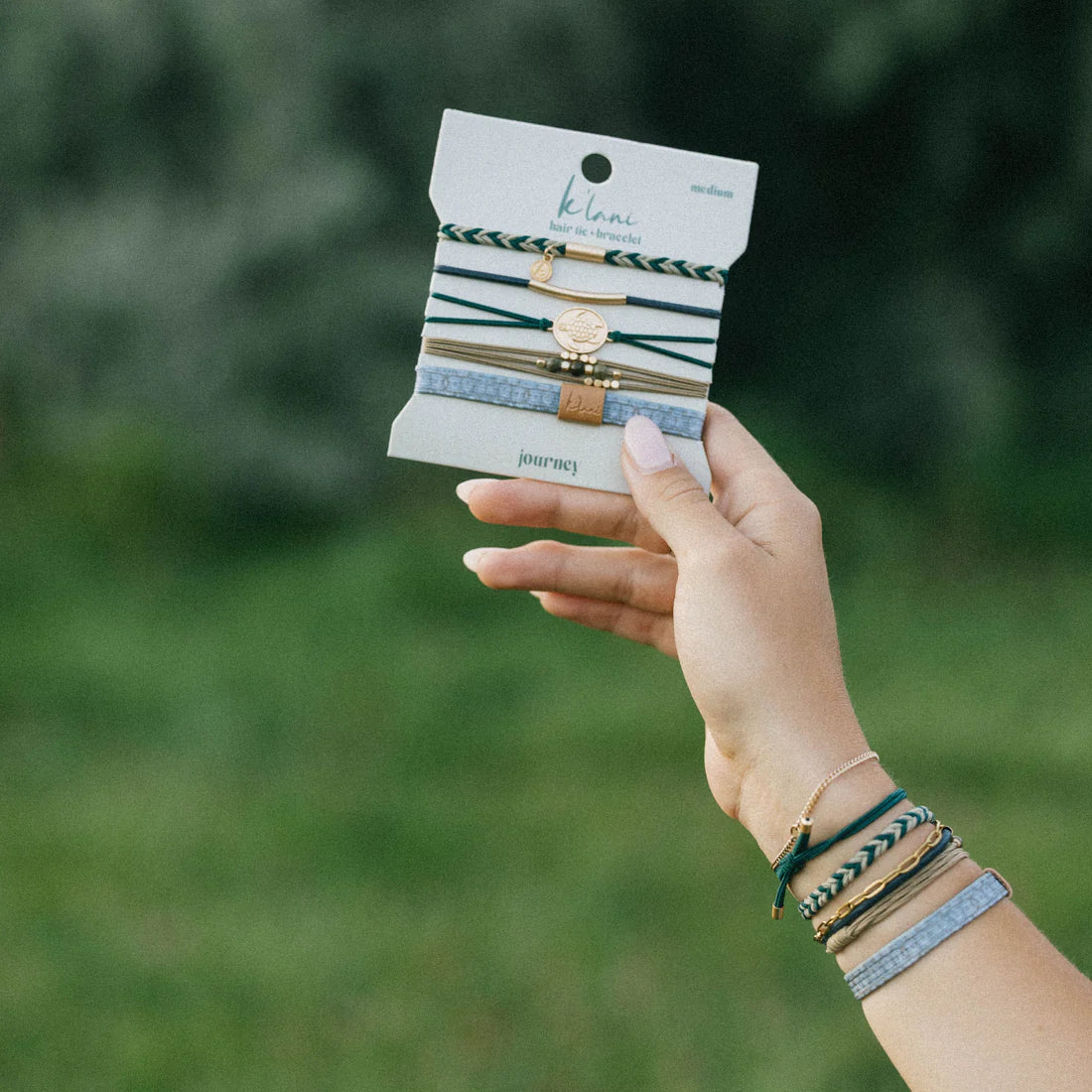 Journey Hair Tie + Bracelet Set