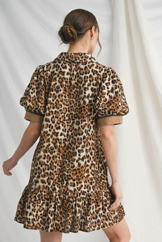H41891 Leopard Print Dress