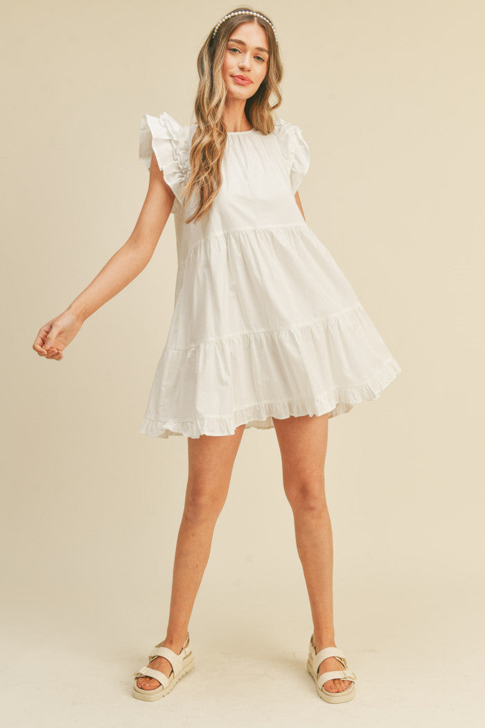MDR1769 Tiered Babydoll Dress