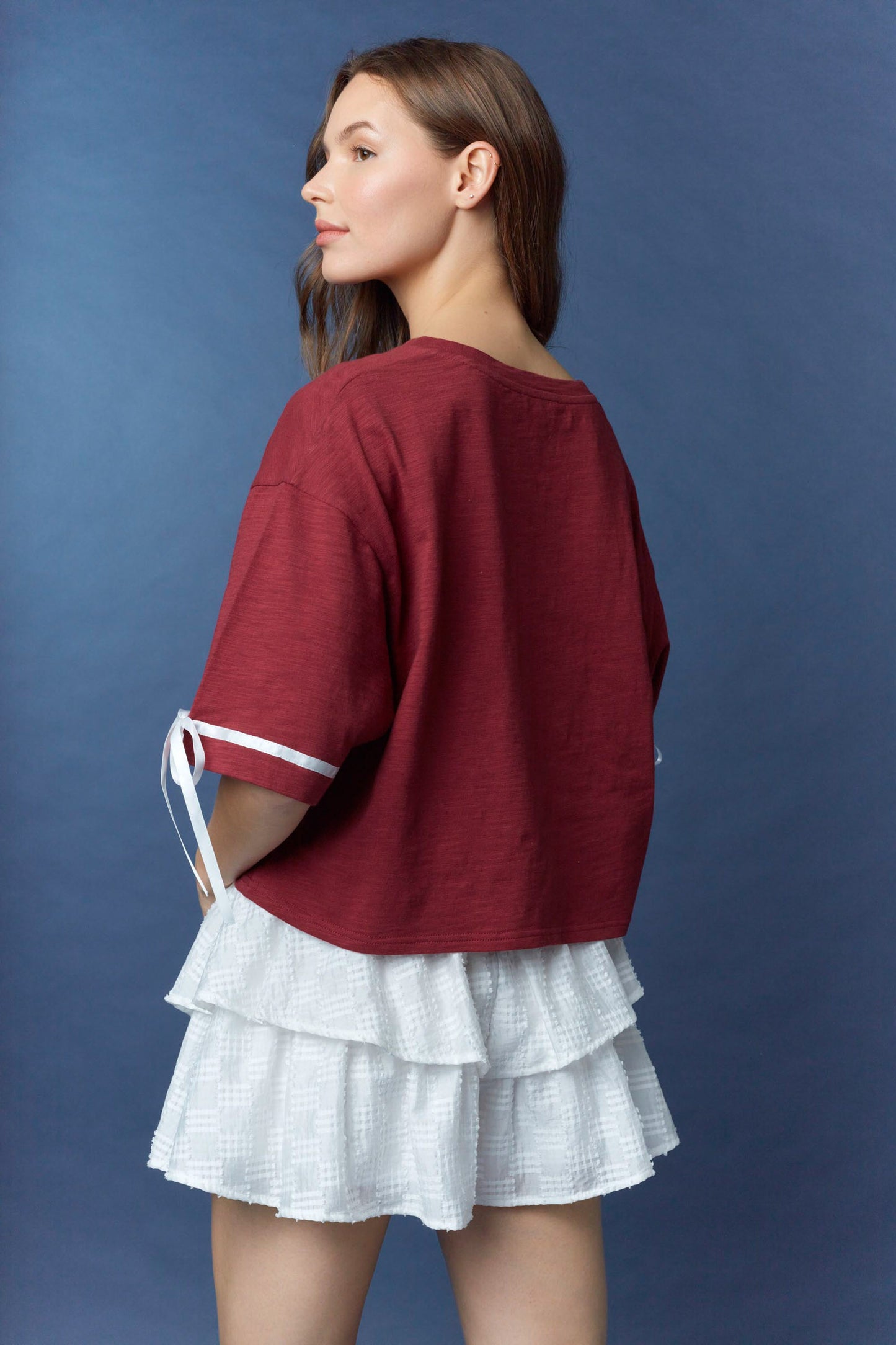 IKT300184-01 Alabama Bow Tie Detail Top