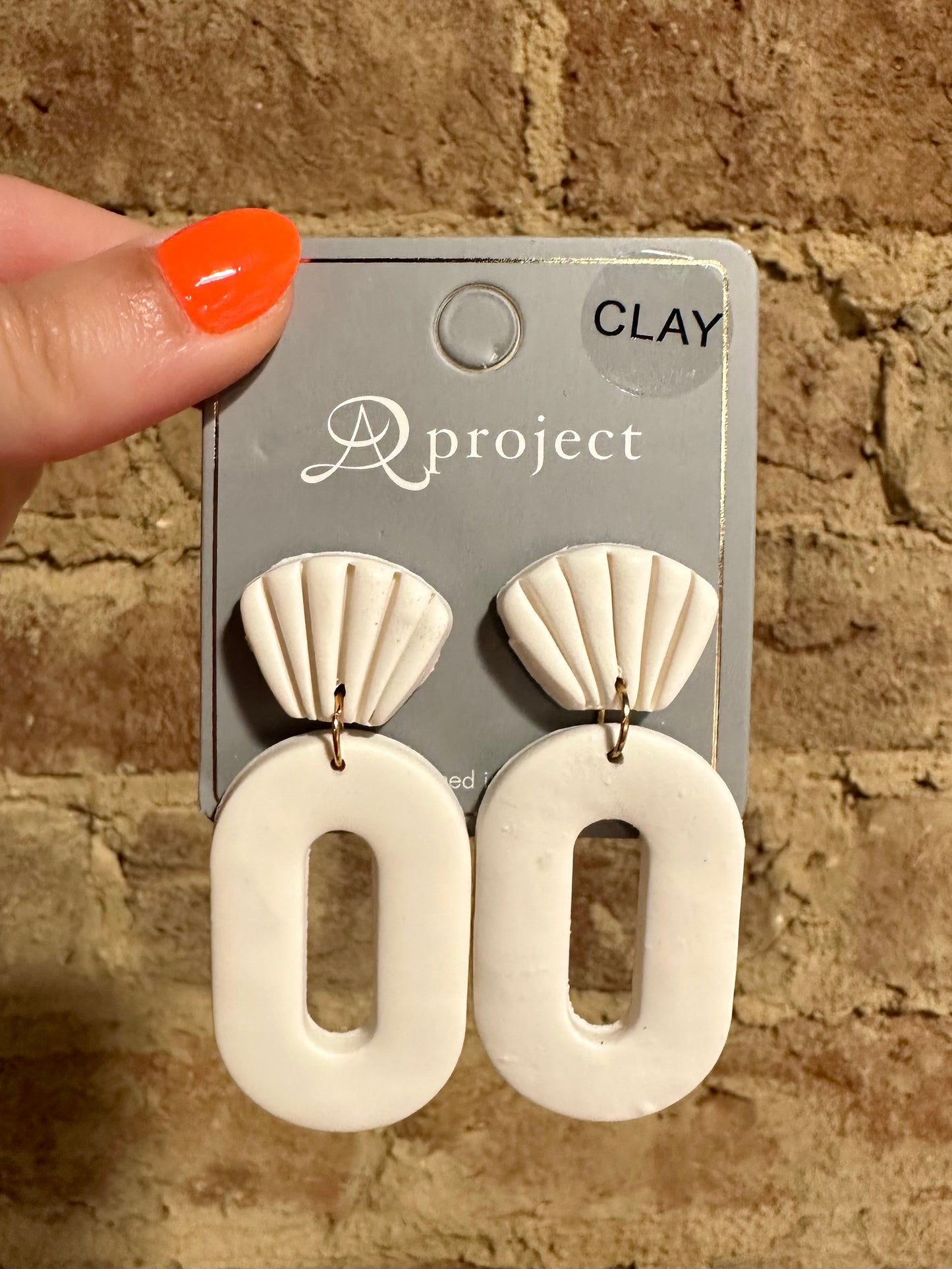 90907 Colored Clay Earrings