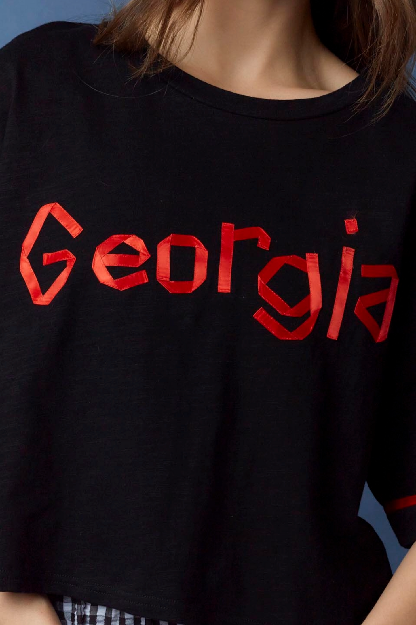 IKT300184-01 Georgia Bow Tie Detail Top