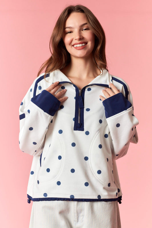 IKT300788-01 Polka Dot Pullover