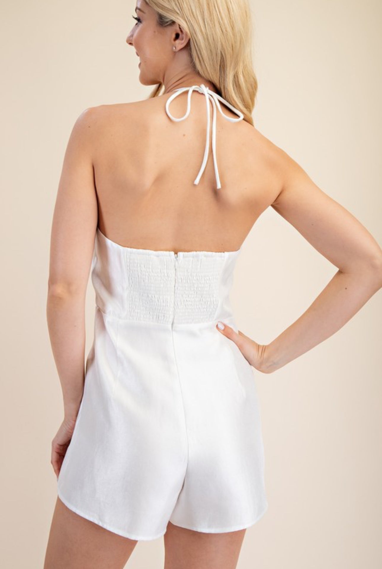 GP6802 Bow Trim Romper