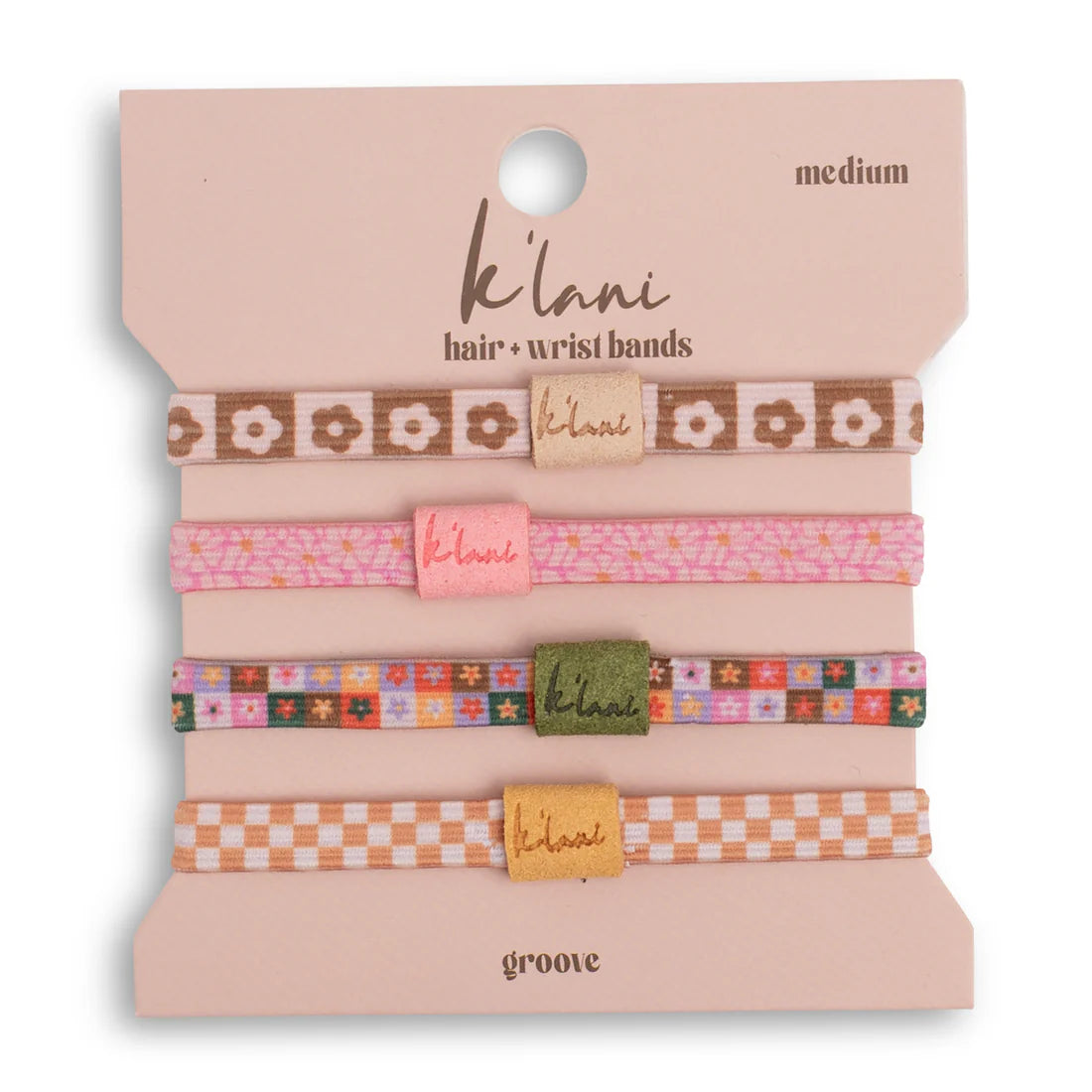 Groove Hair Tie + Bracelet Set