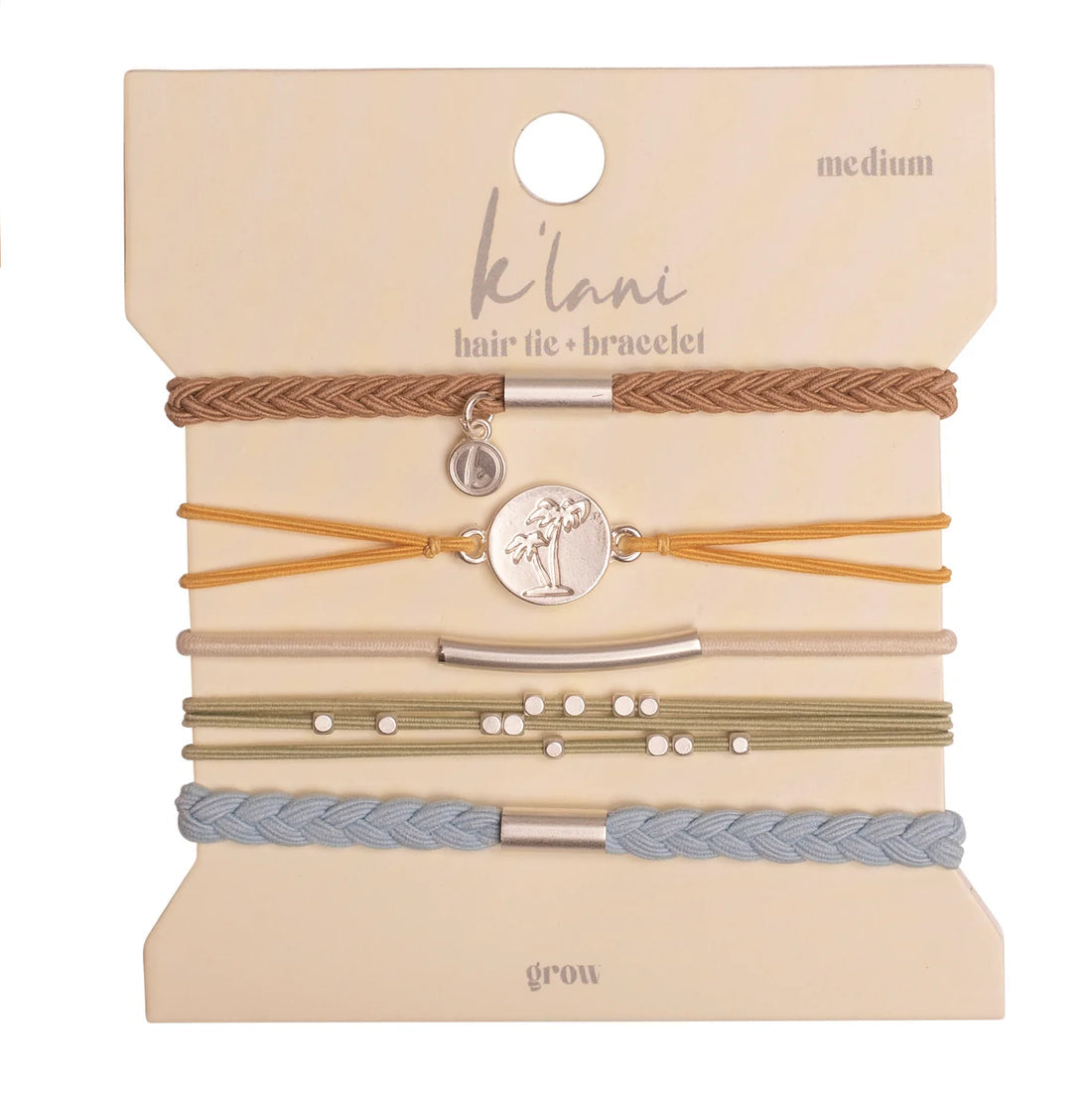 Grow Hair Tie + Bracelet Set