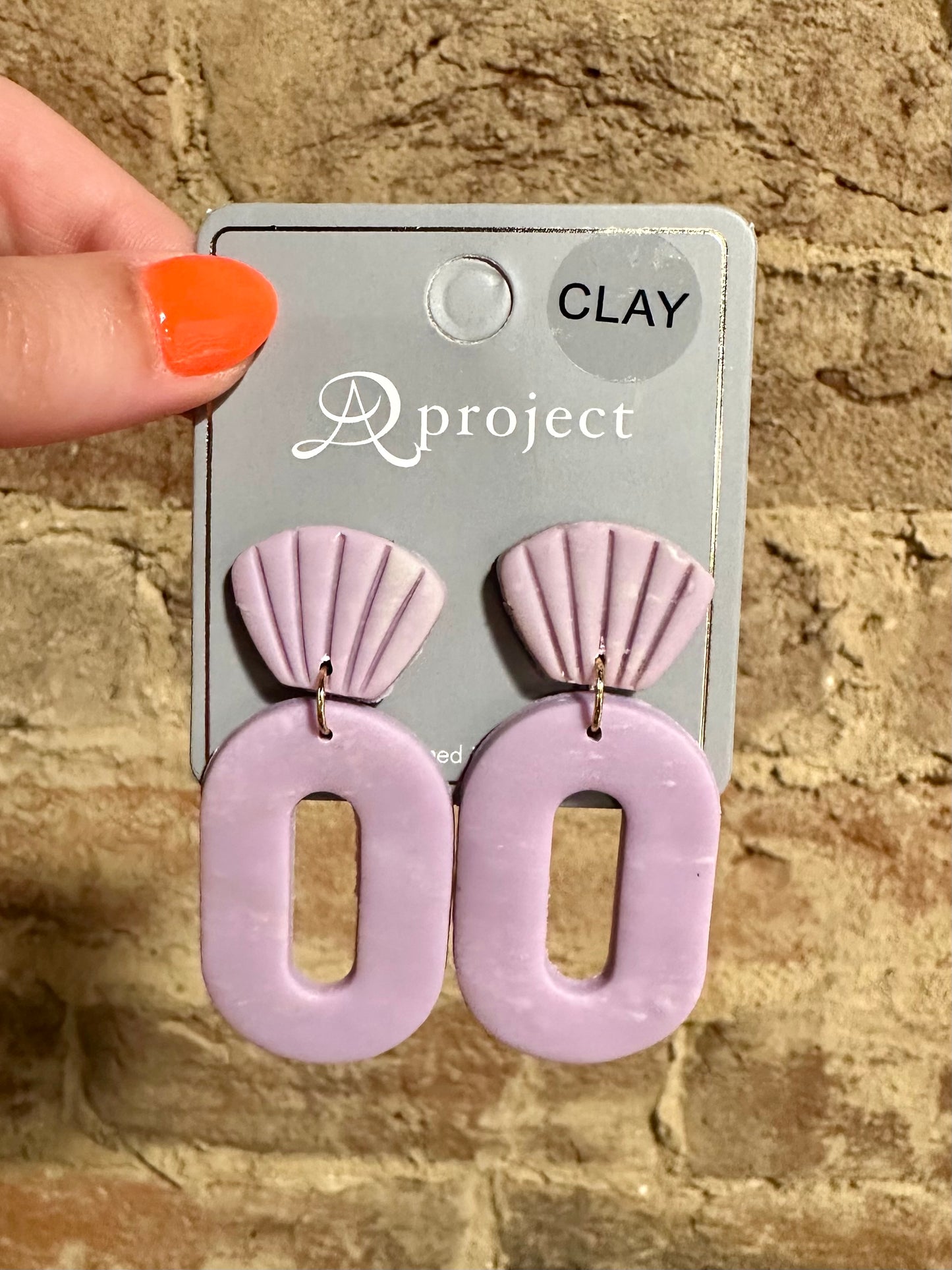 90907 Colored Clay Earrings