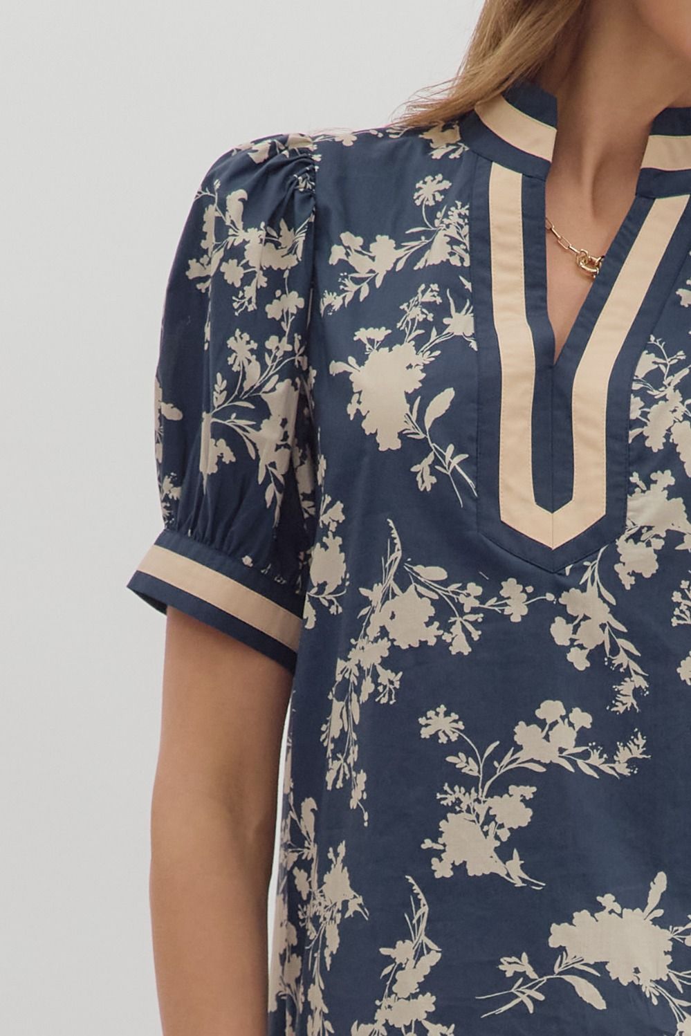 T27980 Floral Print Top