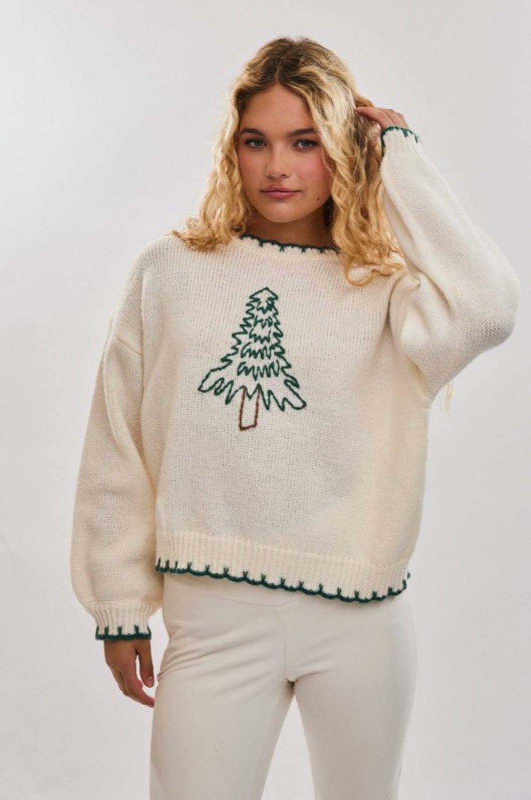 IWT6118-1 Christmas Tree Sweater
