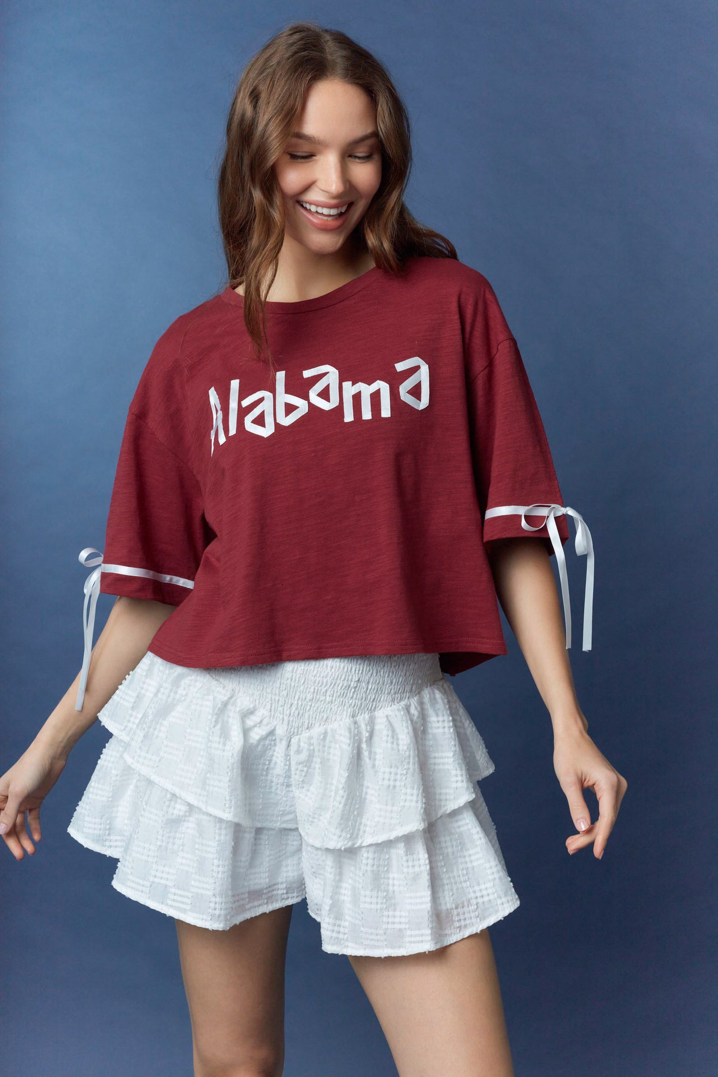 IKT300184-01 Alabama Bow Tie Detail Top