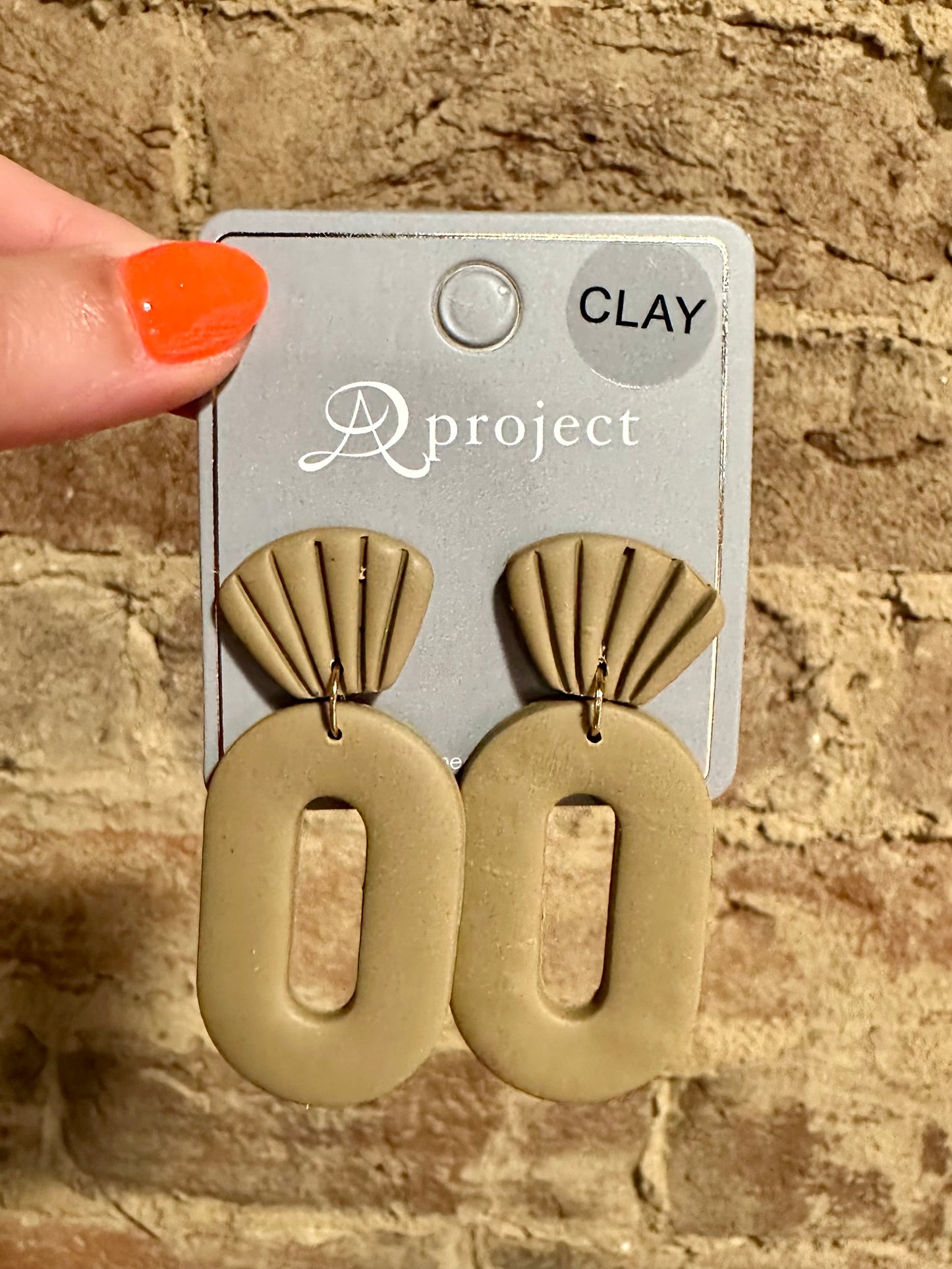 90907 Colored Clay Earrings