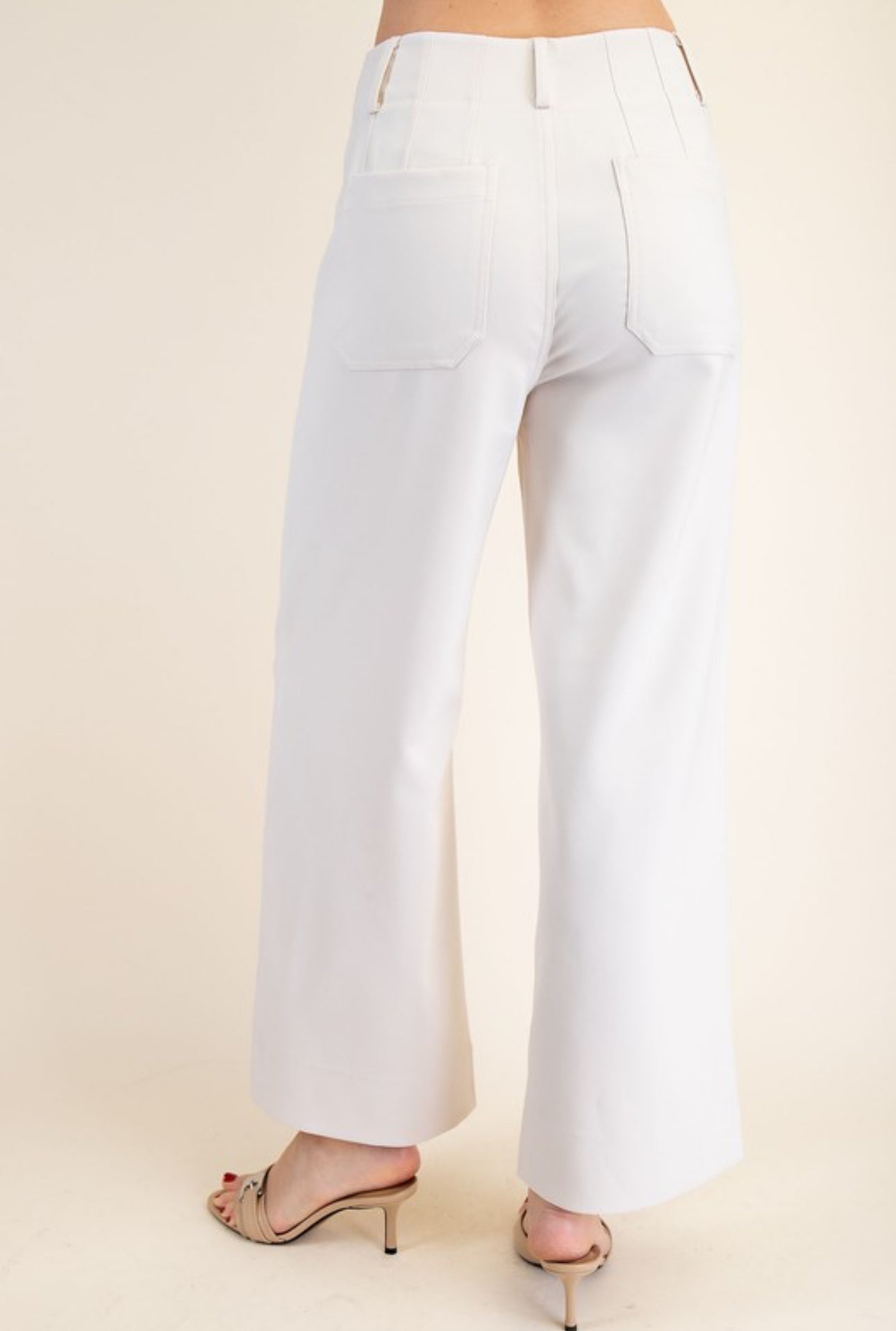 GP7912 Colette Cropped Wide Leg Pants