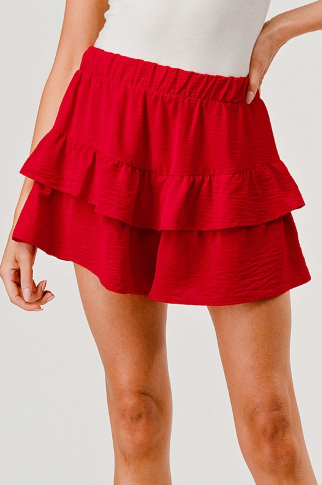 Tiered Ruffle Shorts