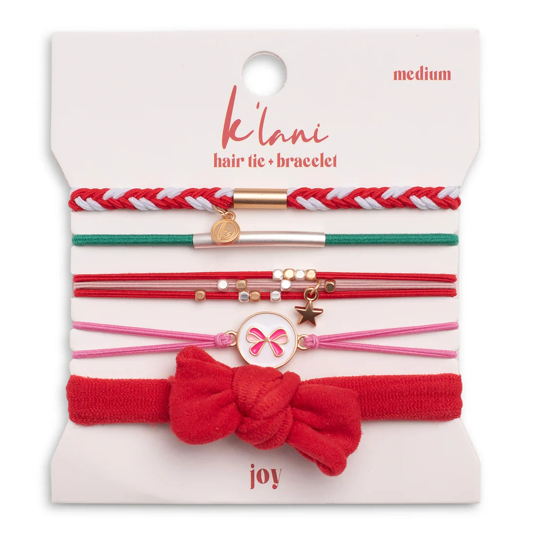 Joy Hair Tie + Bracelet Set