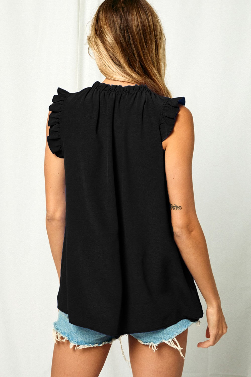 TT3612SD Solid Sleeveless Top