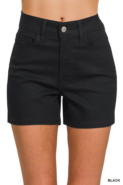 DOP-1613A High Rise Color Jean Shorts