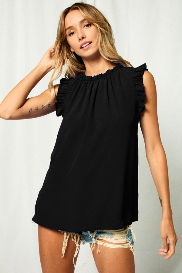TT3612SD Solid Sleeveless Top