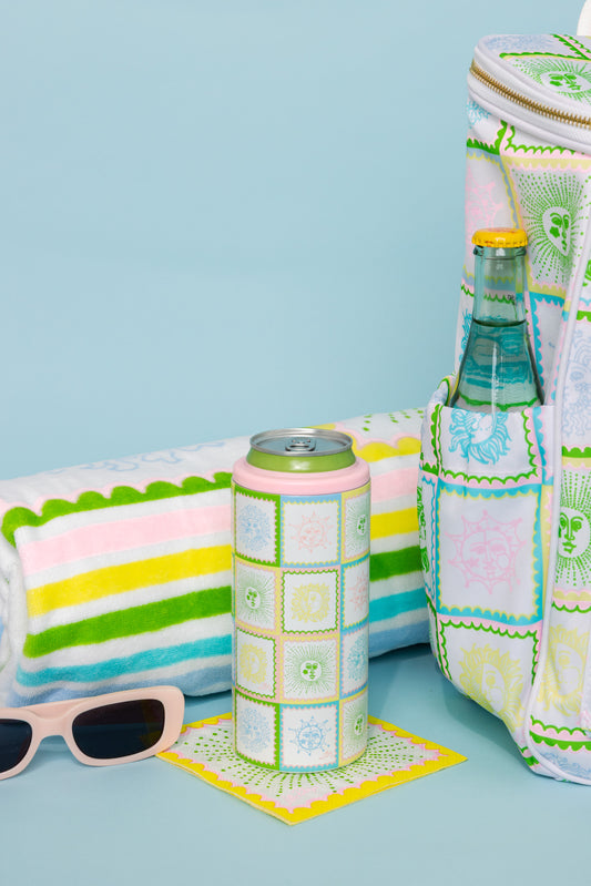 Sun Tiles Home Skinny Can Holder