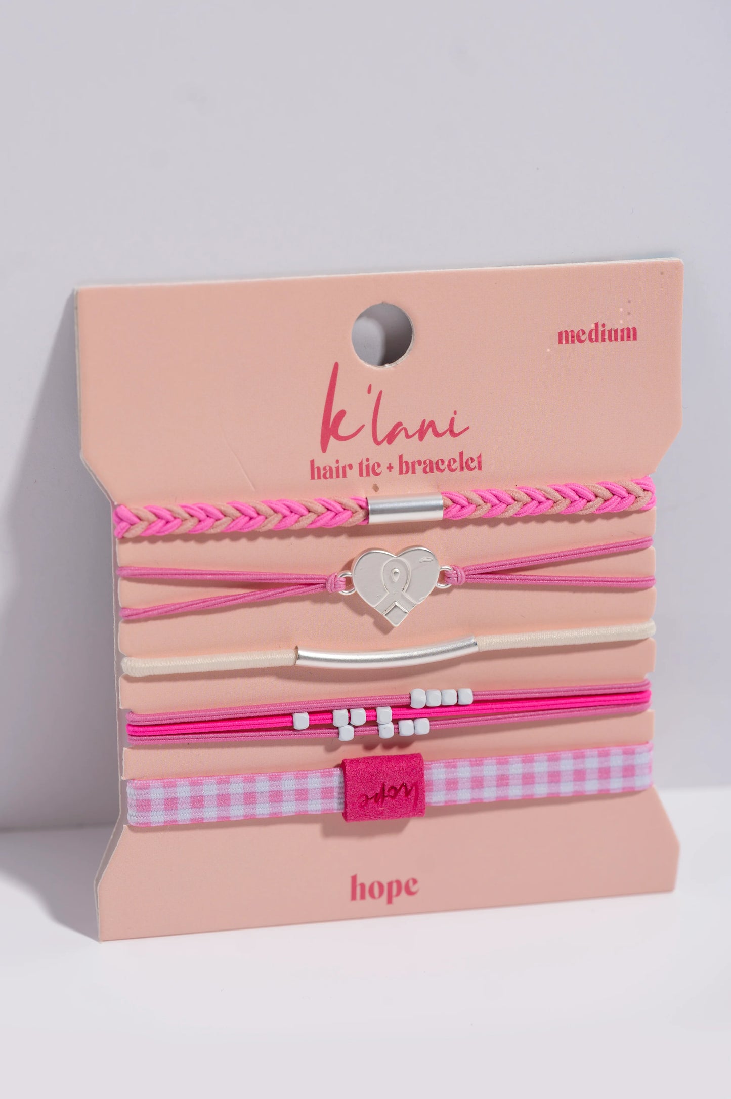 Hope Hair Tie + Bracelet Set