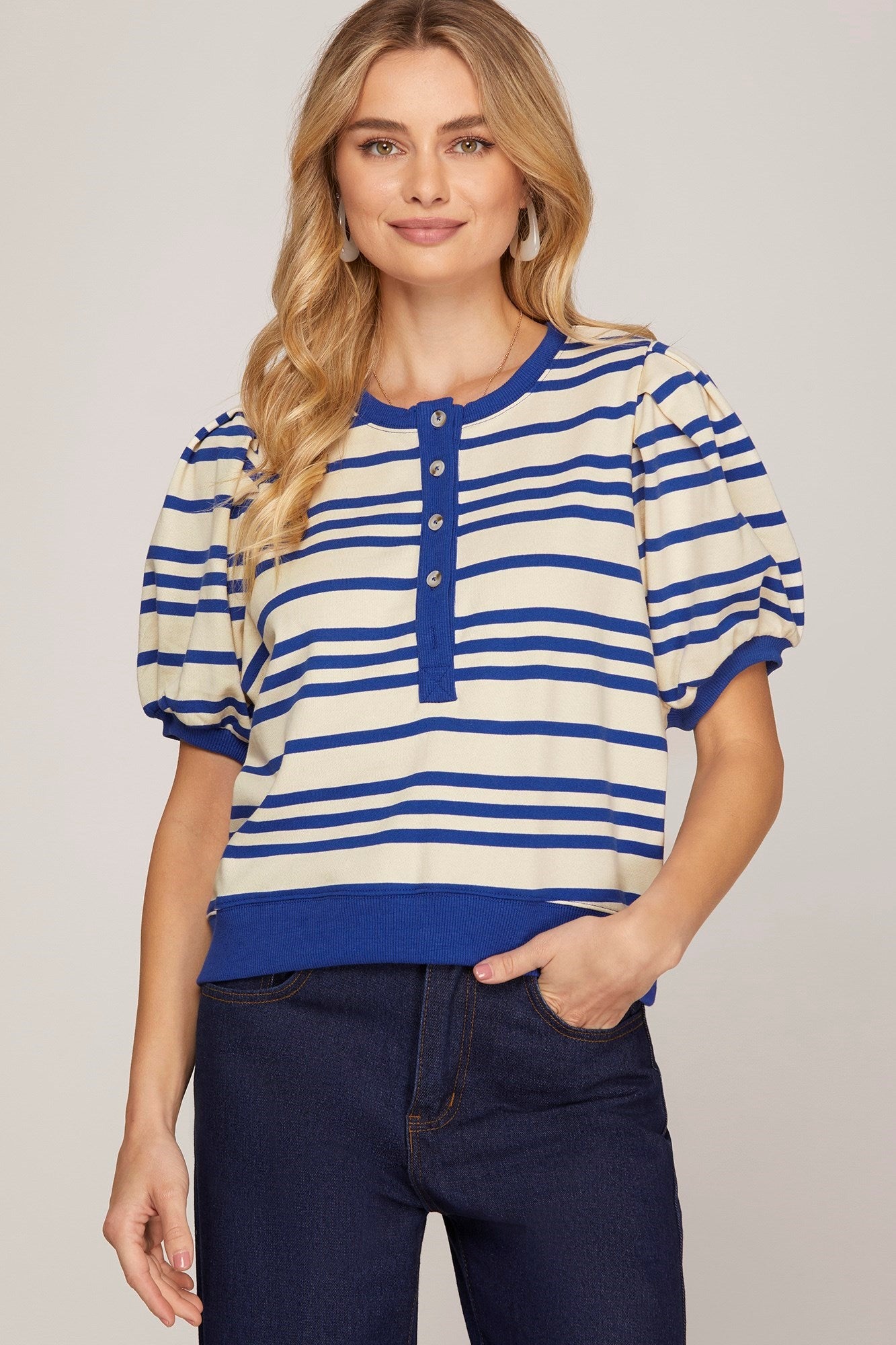 SY8111 Striped French Terry Set