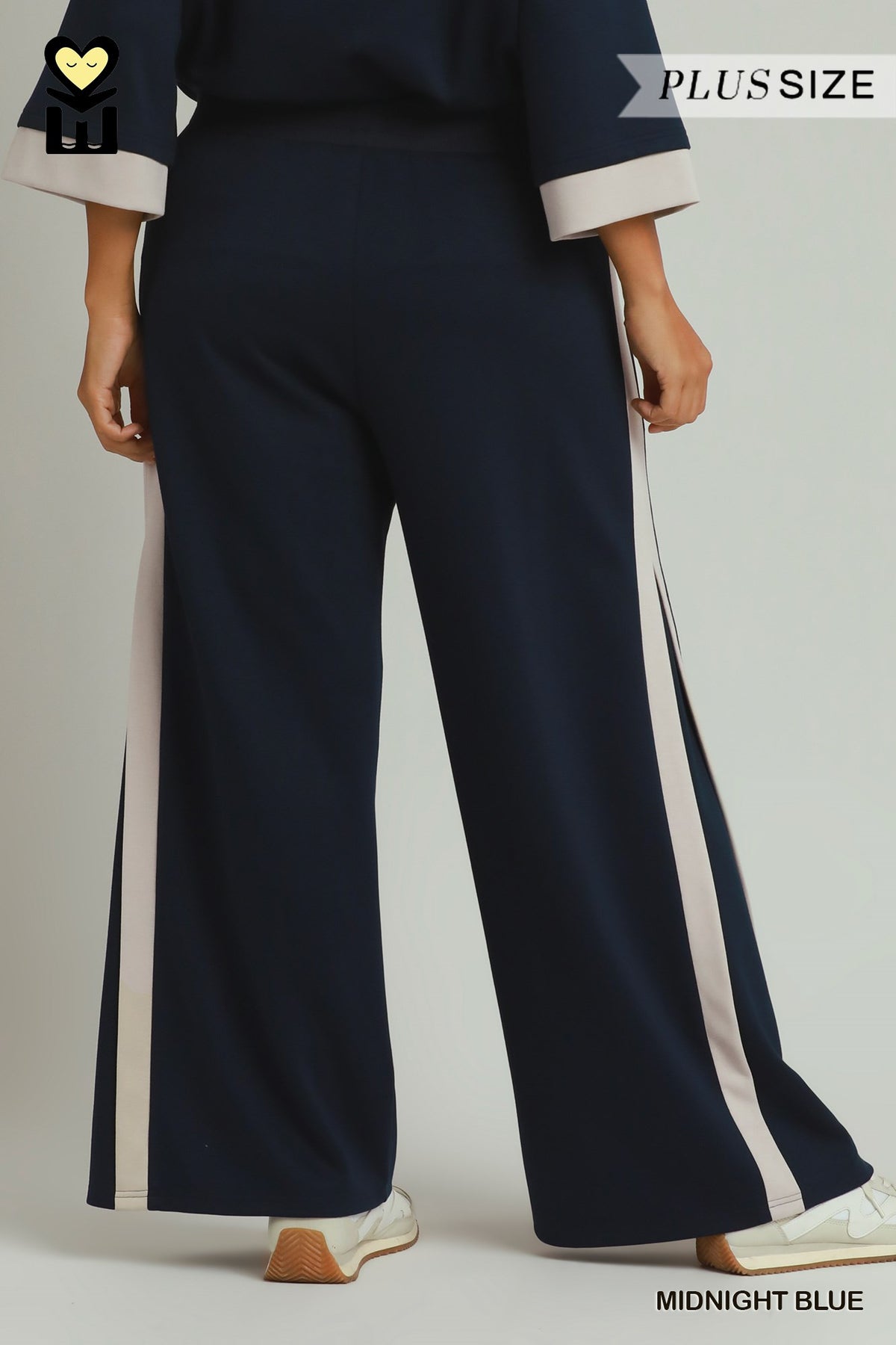 WH1119-P Curvy Colorblock Side Stripe Pants