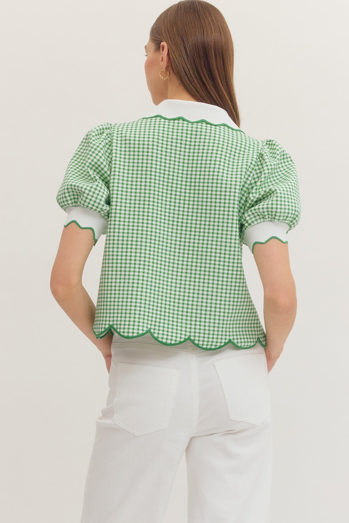T31920 Gingham Top