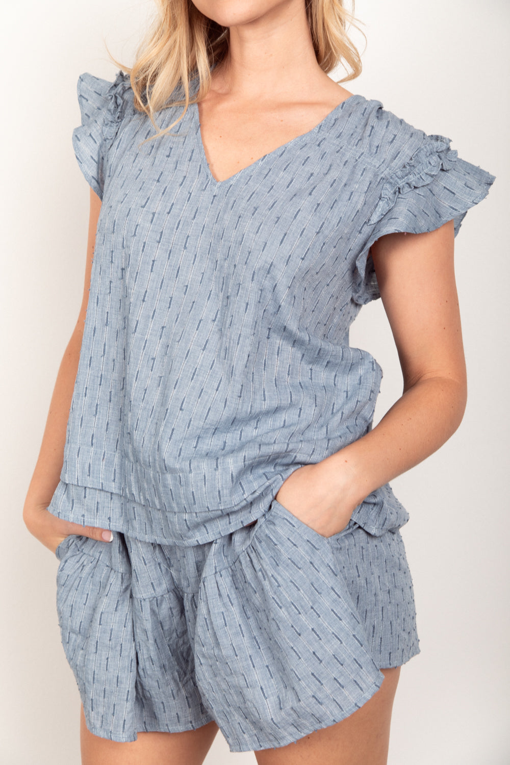 NT11539 Solid Cotton Woven Set