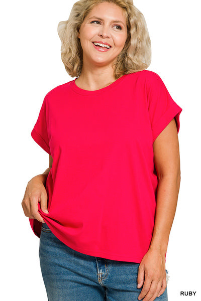CT-3381X5 Curvy Relaxed Fit Top